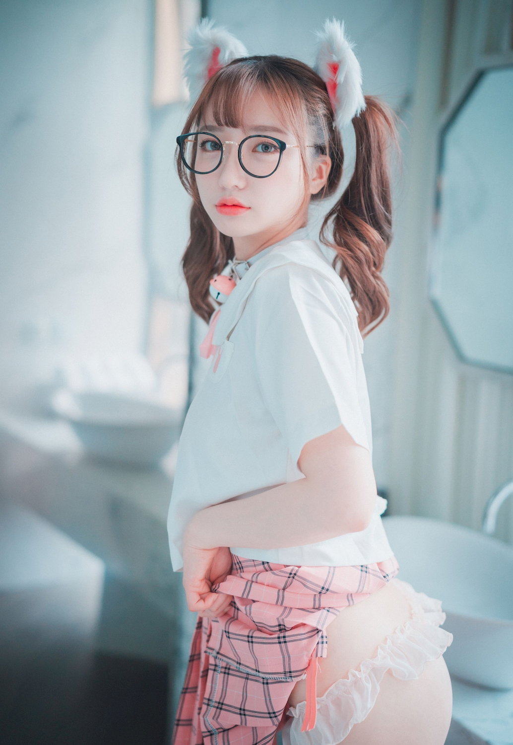 eeun [ϺJOApicturesдд] Cute ȤְҵװƬ Pink P.3