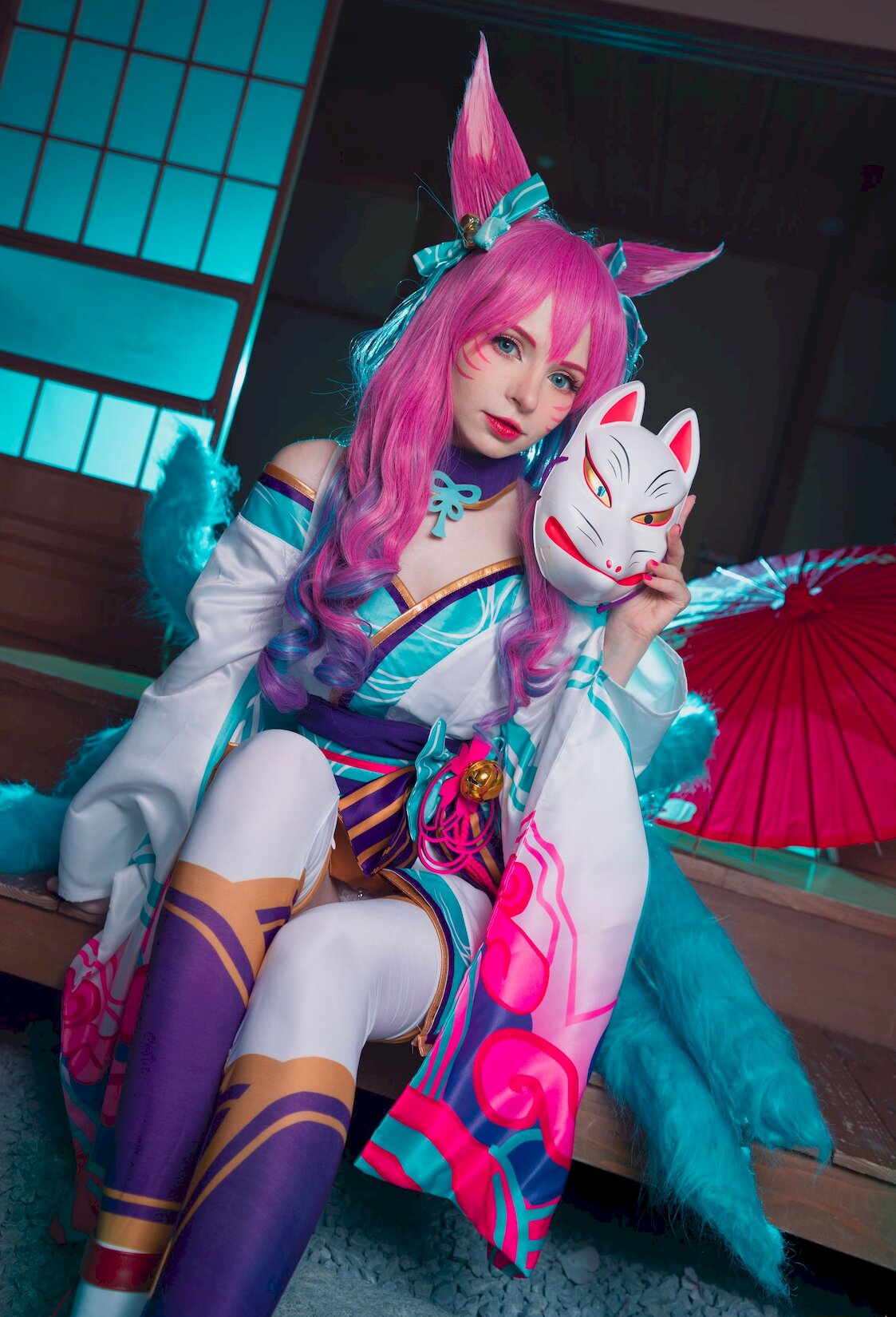 milkyPeachmilkyKDA [CoserӰ] ofegends] ˿  /142P Ahri[League ʴͼ ŮNo.Peach P.16