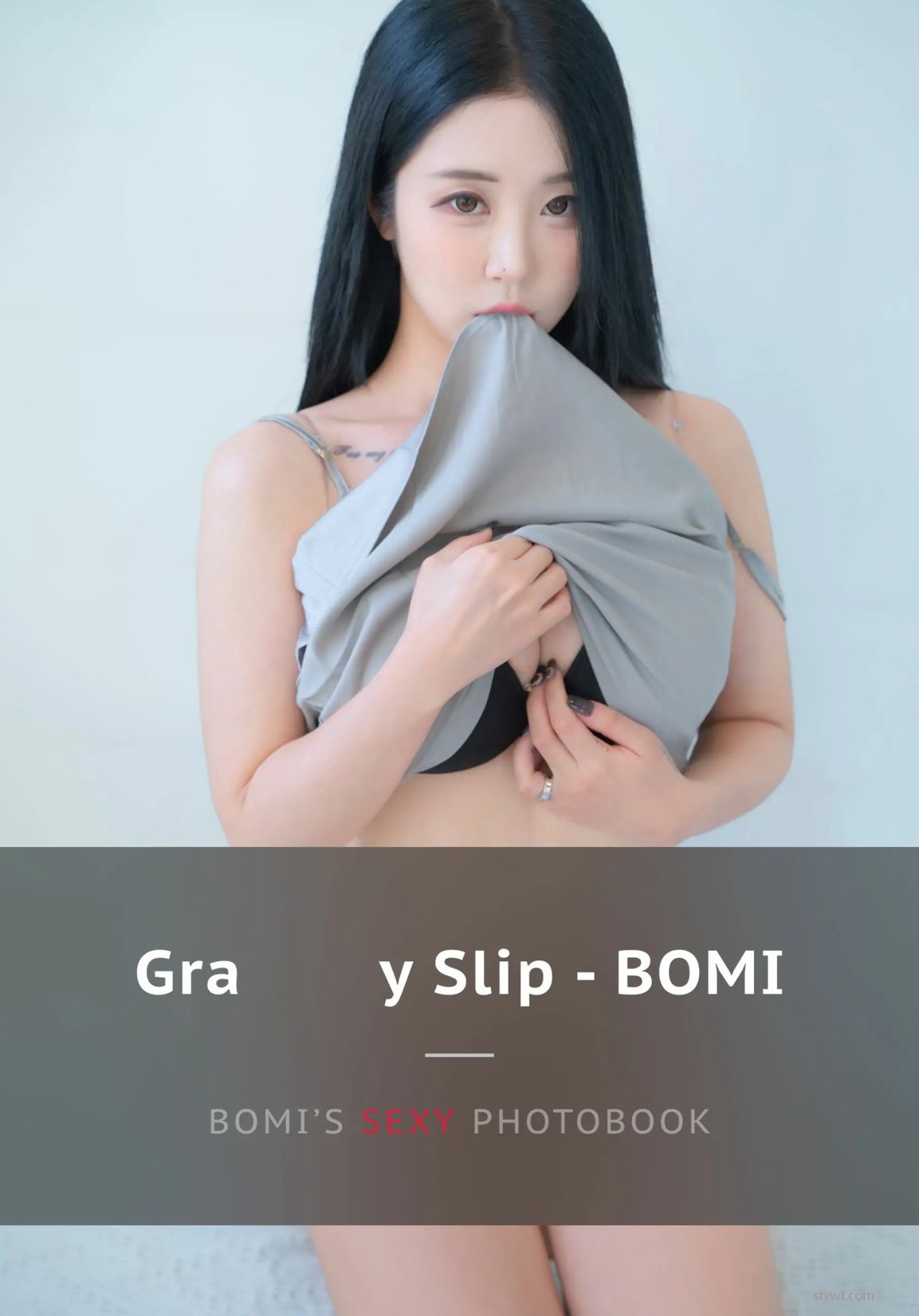 ѾͷBomi Slip [Fanding] (9P) Gray P.1 