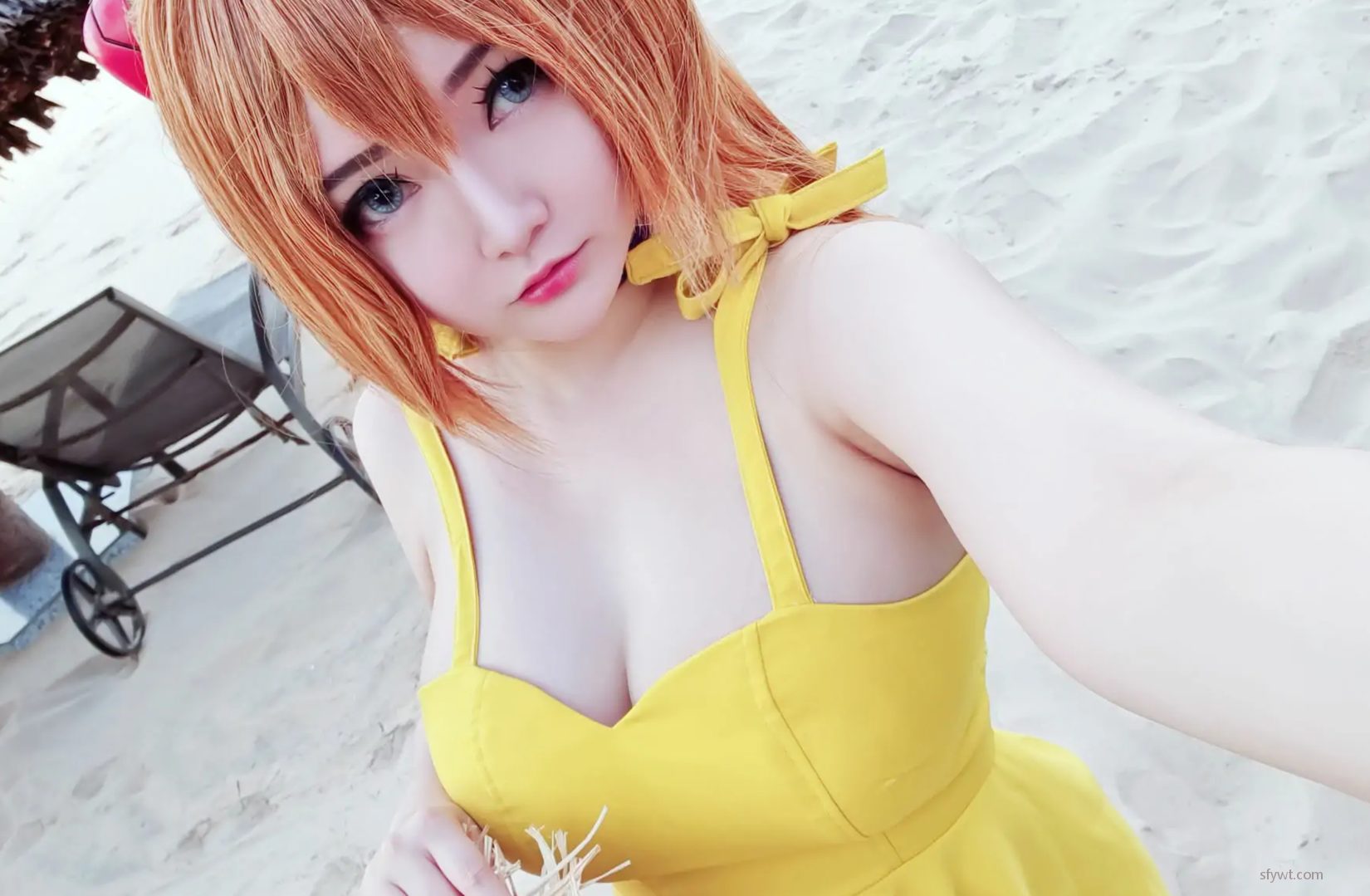 Asuka ͼ Yellow CoserƯС coserӰ ģ Potato (27P) Godzilla Dress P.4