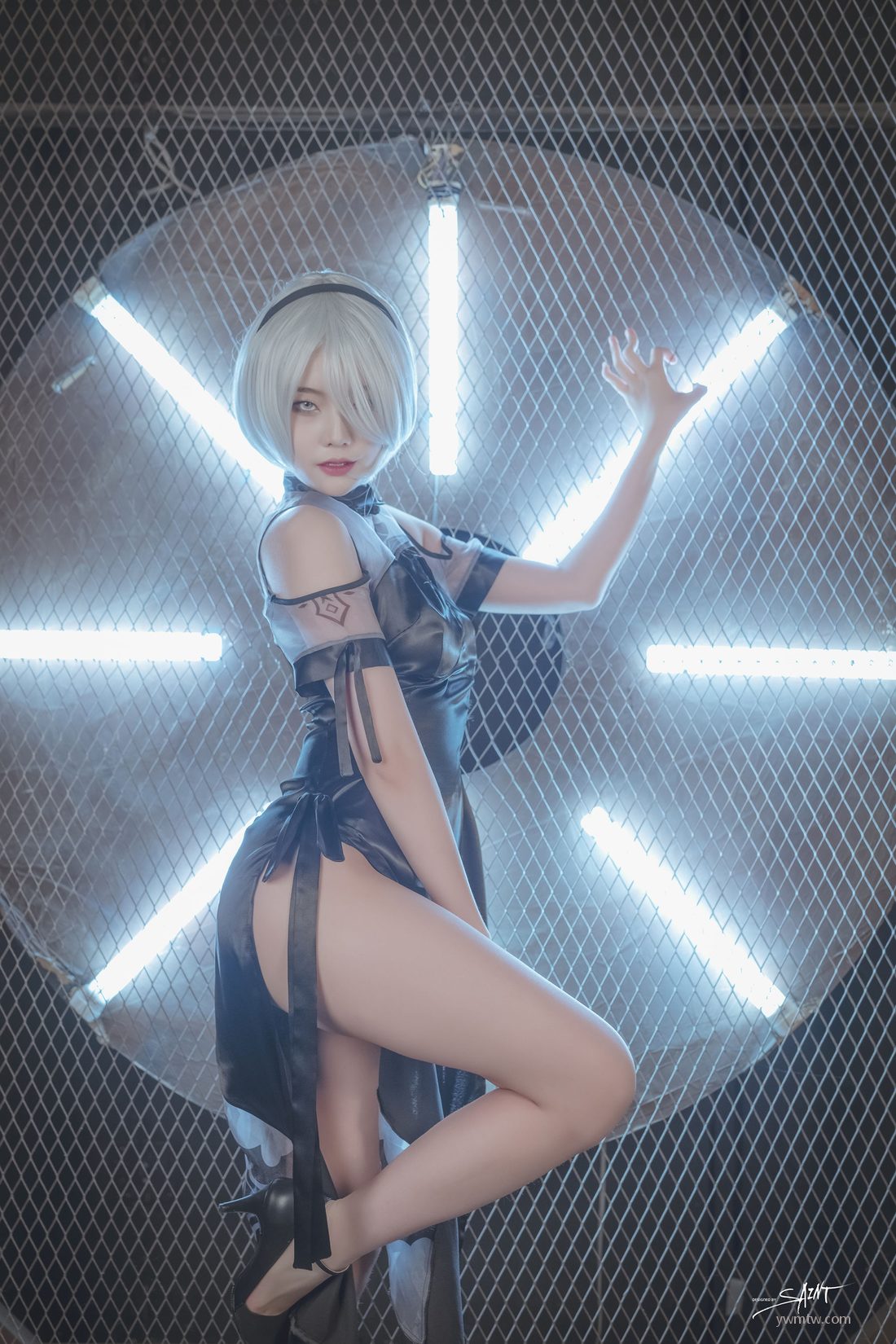 Vol.4 Cos ߻ʺϼͼ Yuna s Nier KDA Akali Automata Yuna [ϺsaintPhotoLifeͼ] P.1 